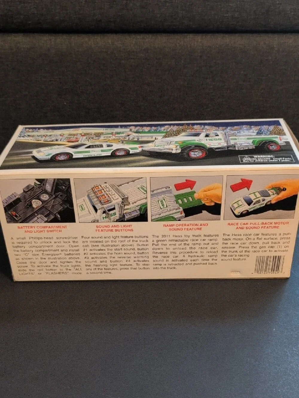 Hess 2011 Collector Toy Truck and Race Car